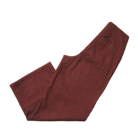 NWT SPANX 20989R Stretch Twill Wide Leg in Hickory Khaki Ankle Pants S - Picture 6 of 7